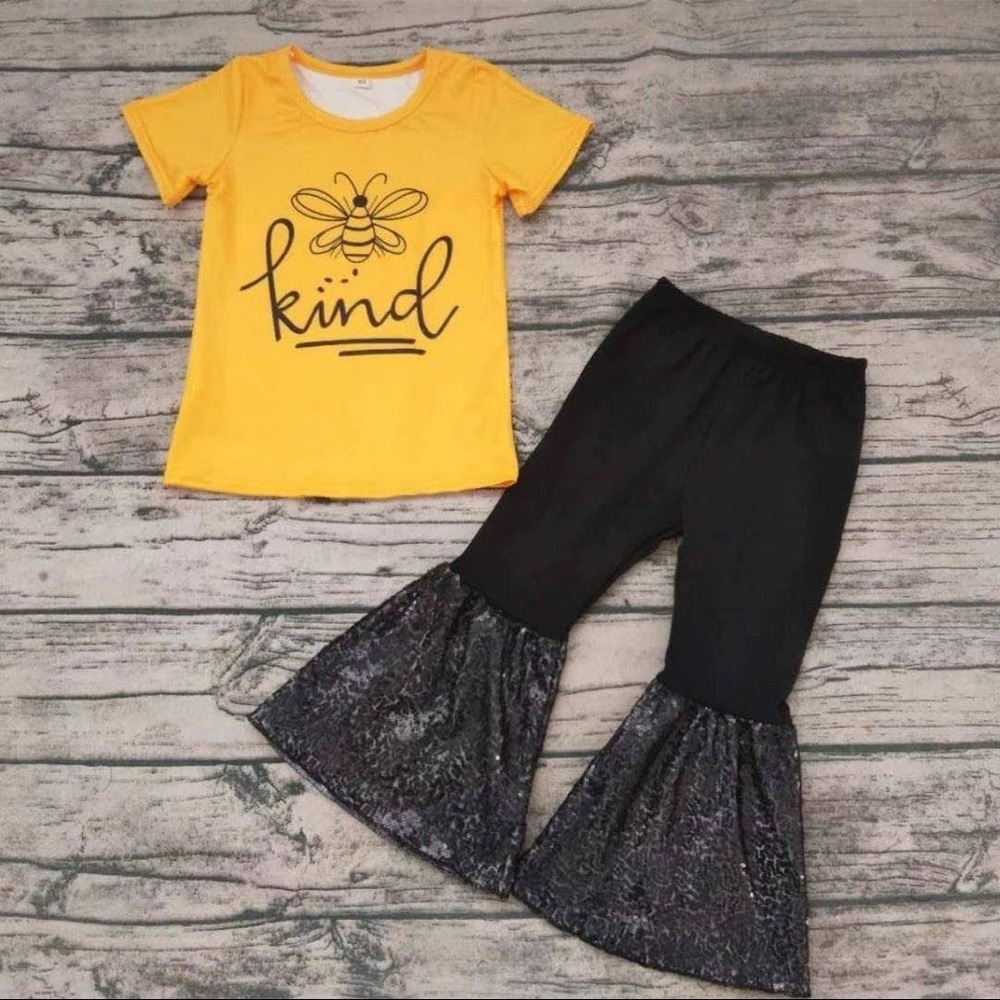 Bee 🐝 🐝 🐝 Kind Luxury Boutique Sequin Pant set